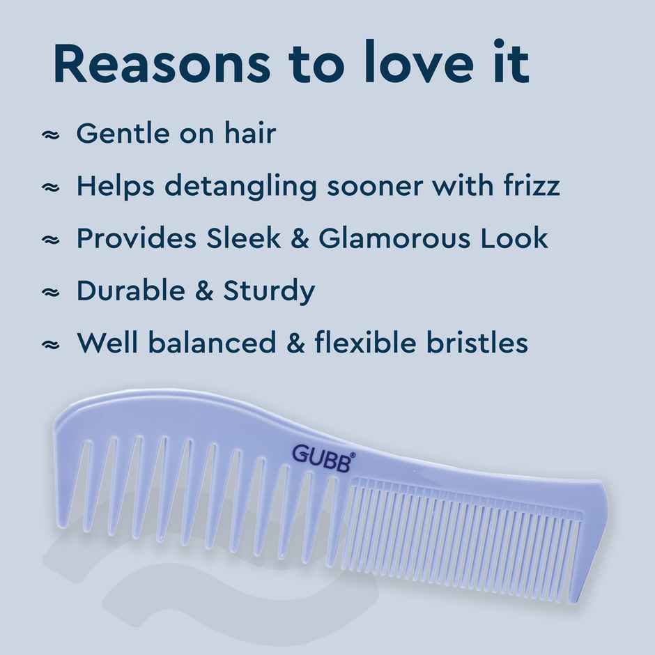 Gubb Super Detangle Hair Comb | Santorini Hues