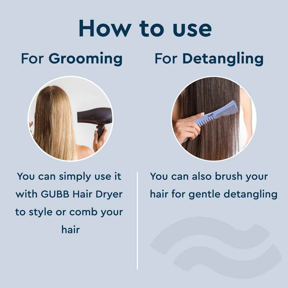 Gubb Super Detangle Hair Comb | Santorini Hues