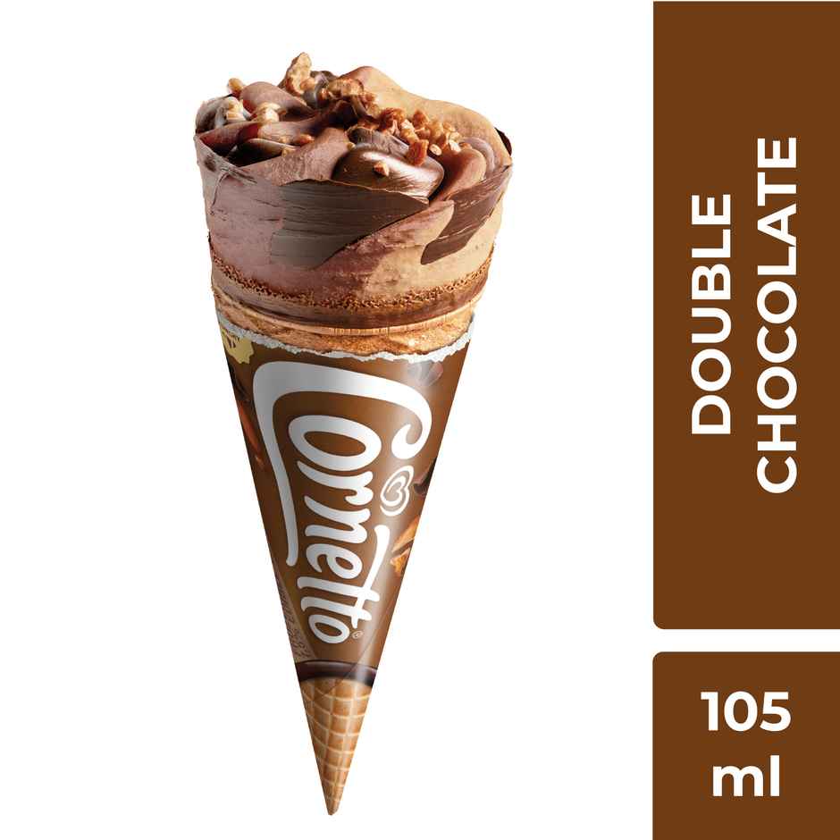 Kwality Wall's Cornetto Double Chocolate Cone