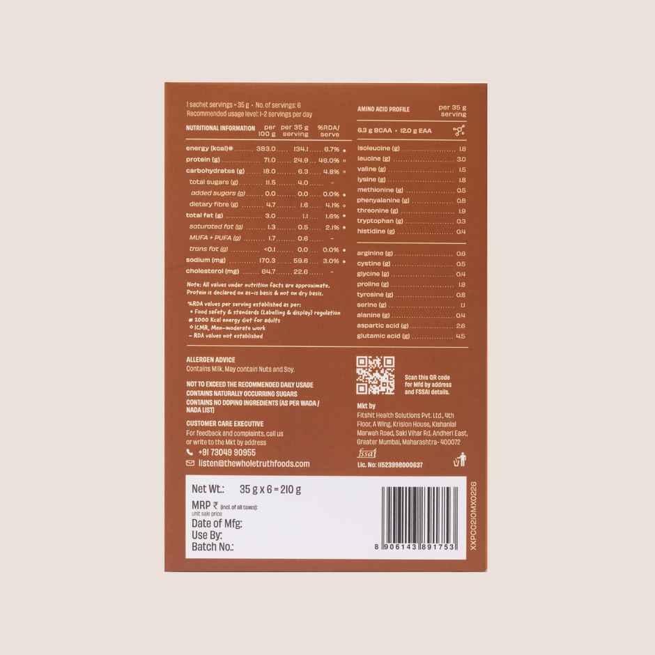 The Whole Truth Cold Coffee Whey Pack Of 6
