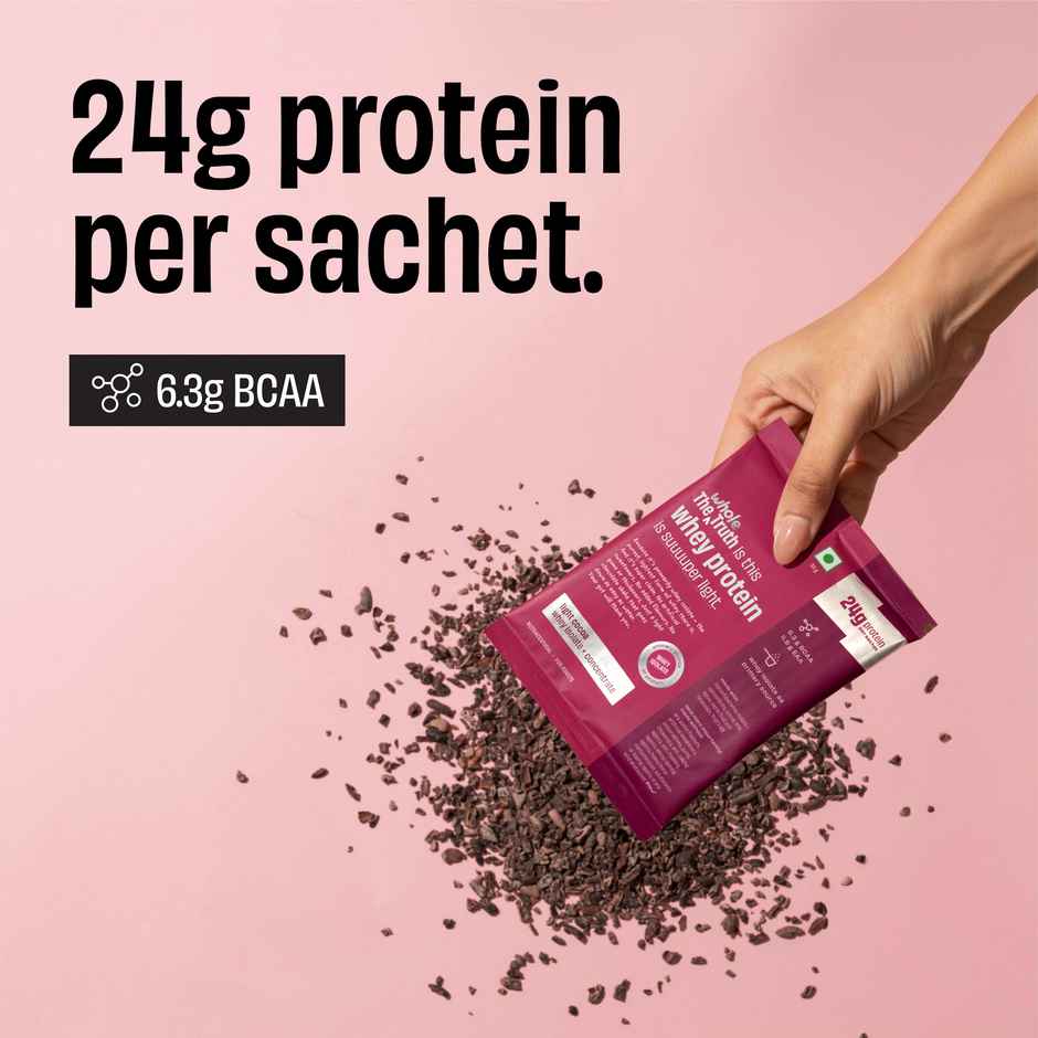 The Whole Truth Light Cocoa Whey 24G Protein Pack of 6