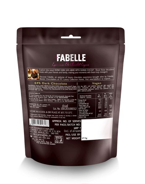 Fabelle Divine 64% Dark Minis Chocolate Gift Pack