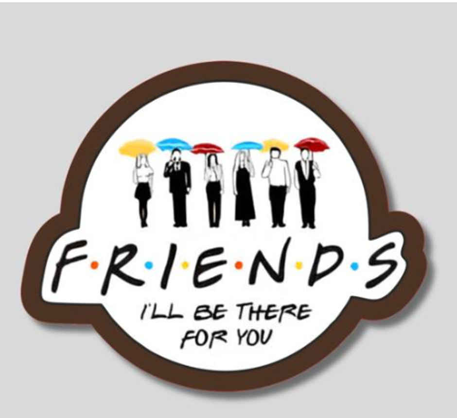 Friends Inspired Fridge Magnet | Pack of 6 | Mad Over Prints