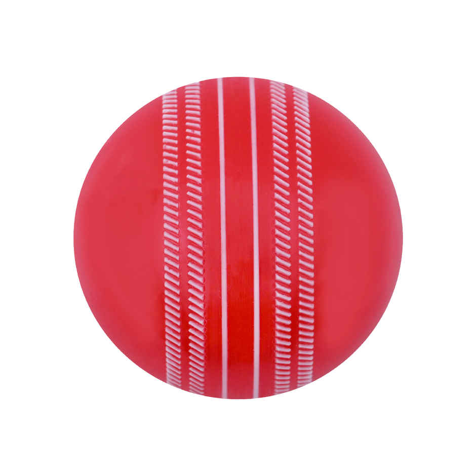 Total Heavy Weight Red Synthetic Wind Cricket Ball - Ideal for All Age Groups