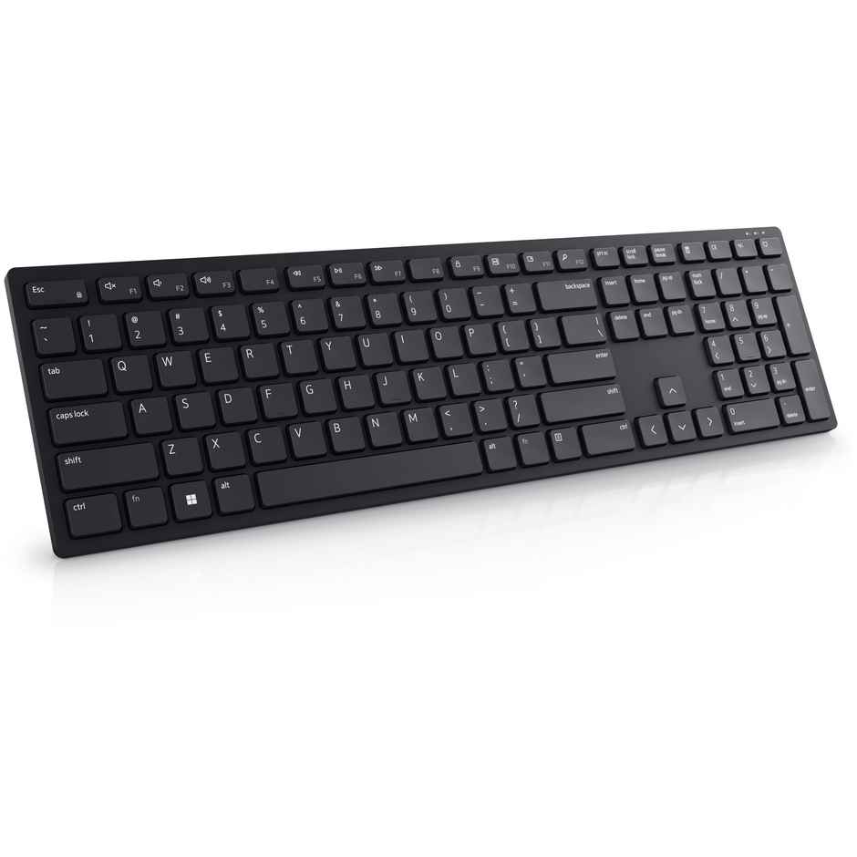 Dell-Kb500, Wireless Keyboard With Usb Wireless Receiver, Interfaces- 2.4 Ghz, 2 X Aaa Batteries