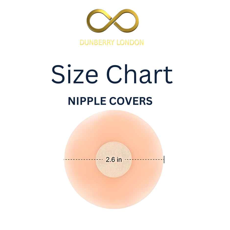 Dunberry London Ultra-Thin Silicone Nipple Covers | Nude | Free Size