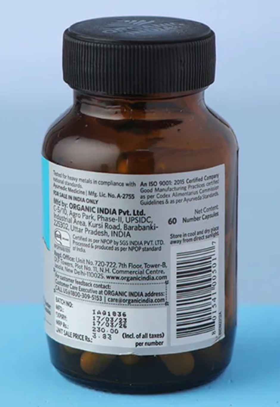 Organic India Brahmi VEG Capsule 60