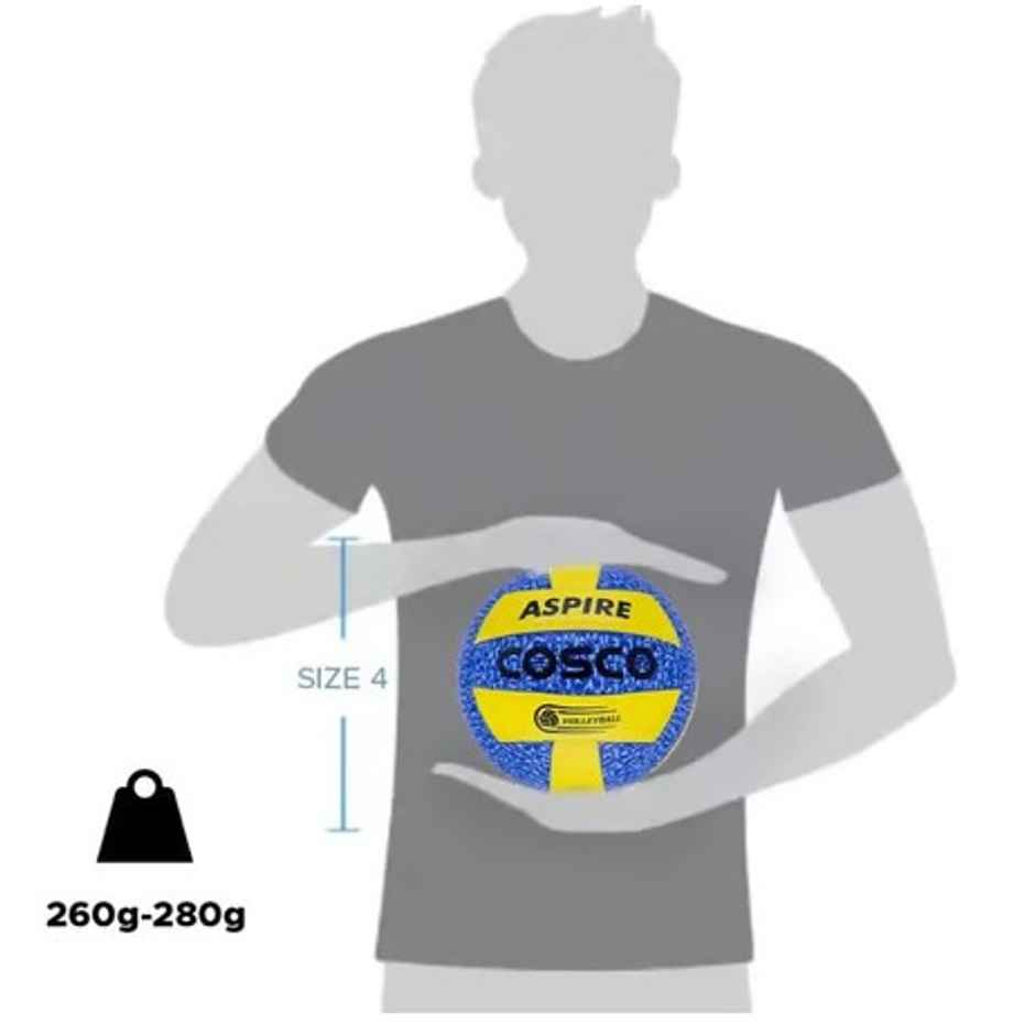 Cosco Volley Ball Aspire, Pu Leather Pasted|Made In India