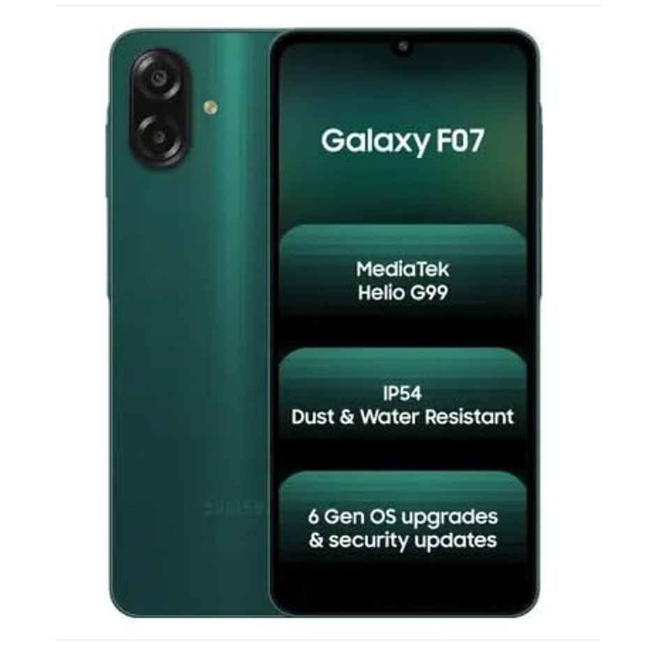 Galaxy F07 4G | 4GB RAM | 64GB Storage | 6.5 inches Display | 4G | Green