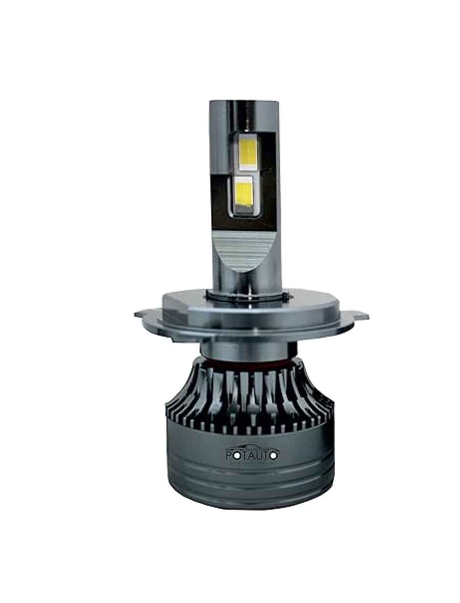 Potauto Maxi-Gold Hb3/9005 Headlight Led Bulb For Car | Bright Warm White | 12V/120W/4300K