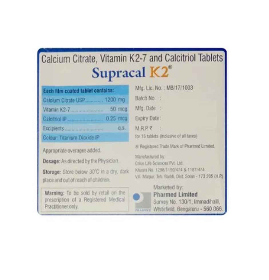 Supracal K2 Tablet