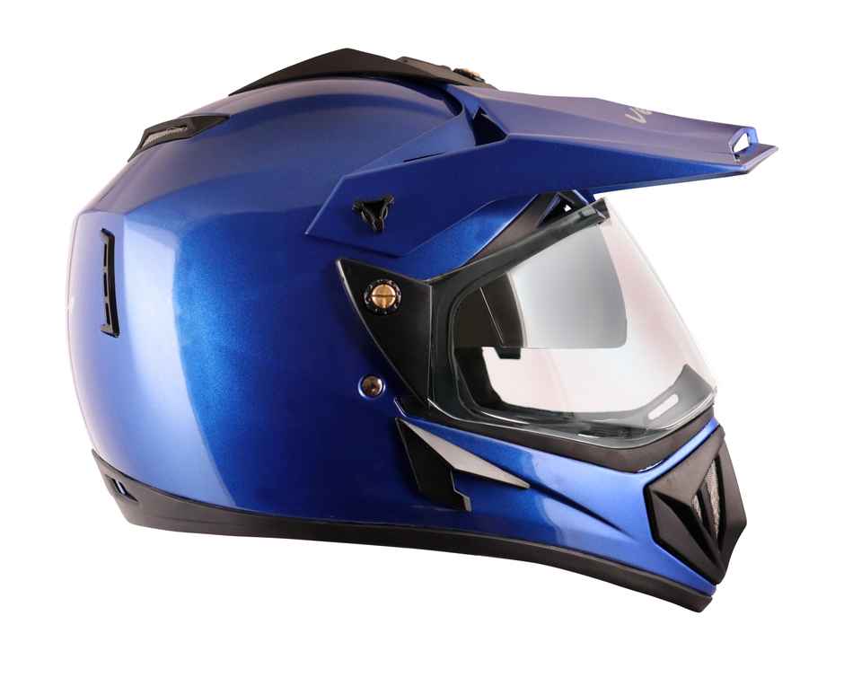 Vega Off Road D/V Lightweight Full Face Helmet- M.Blue M