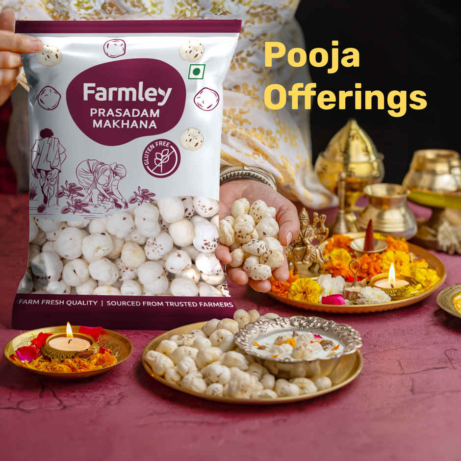 Farmley Prasadam Makhana - Fit For Fasting | Foxnuts