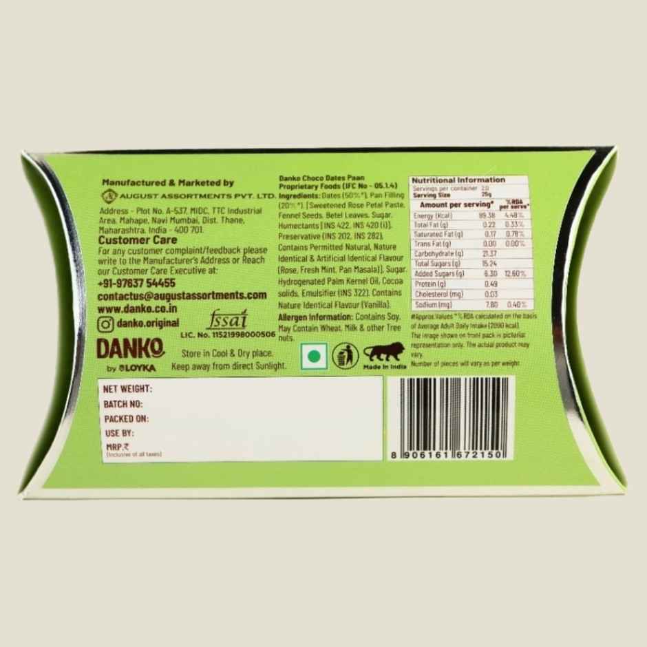 Danko Choco Paan Dates