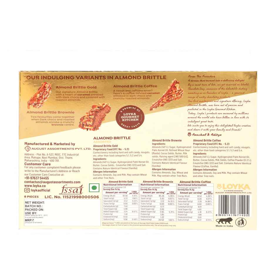 Loyka Almond Brittle Assorted Box
