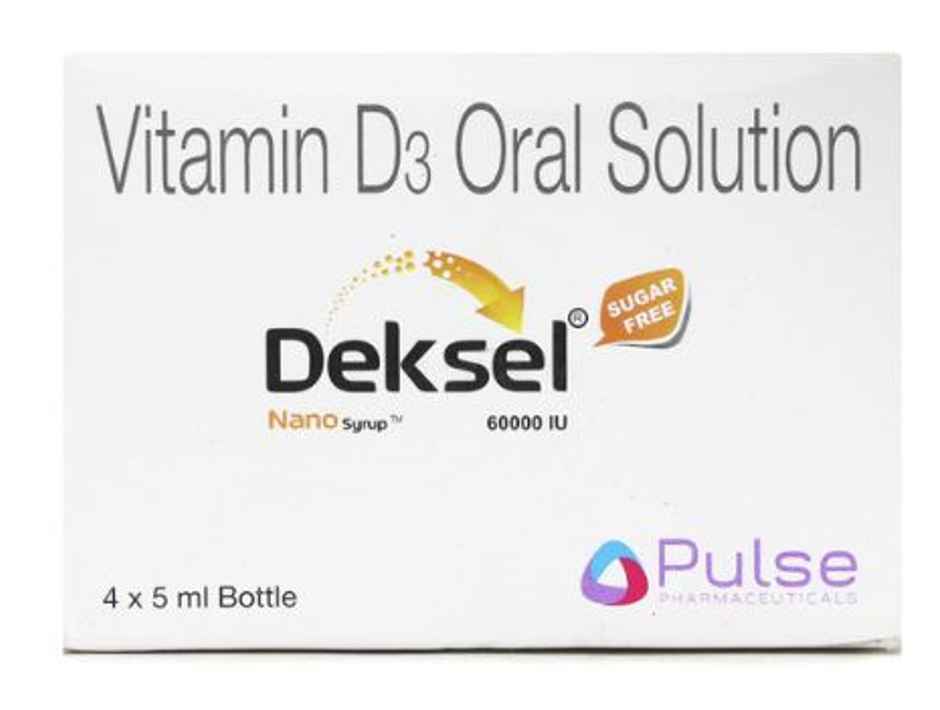 Deksel AD Nano 60000 IU Vitamin D3 Sugar Free Syrup