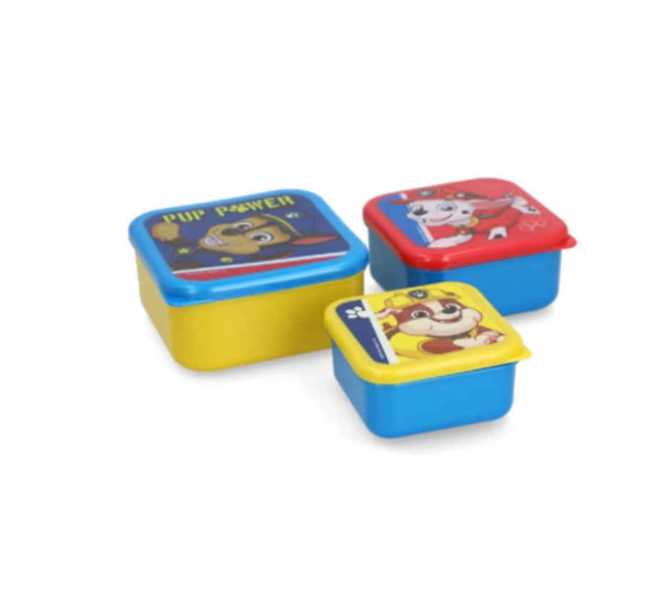 Striders Nesting Snack Boxes Set Paw Patrol Pup Power
