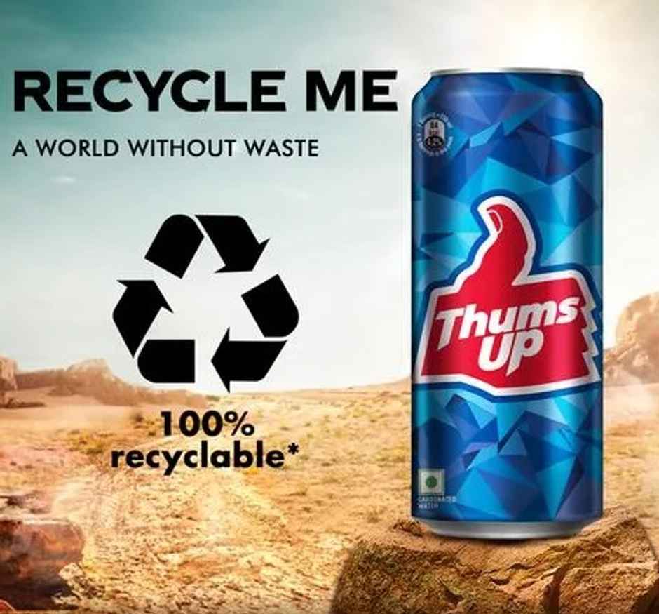 Thums Up Soft Drink Can | Carbonated Beverage Combo