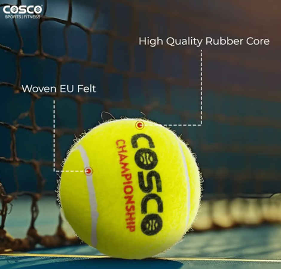 Cosco Championship Tennis Ball (pack of 3)