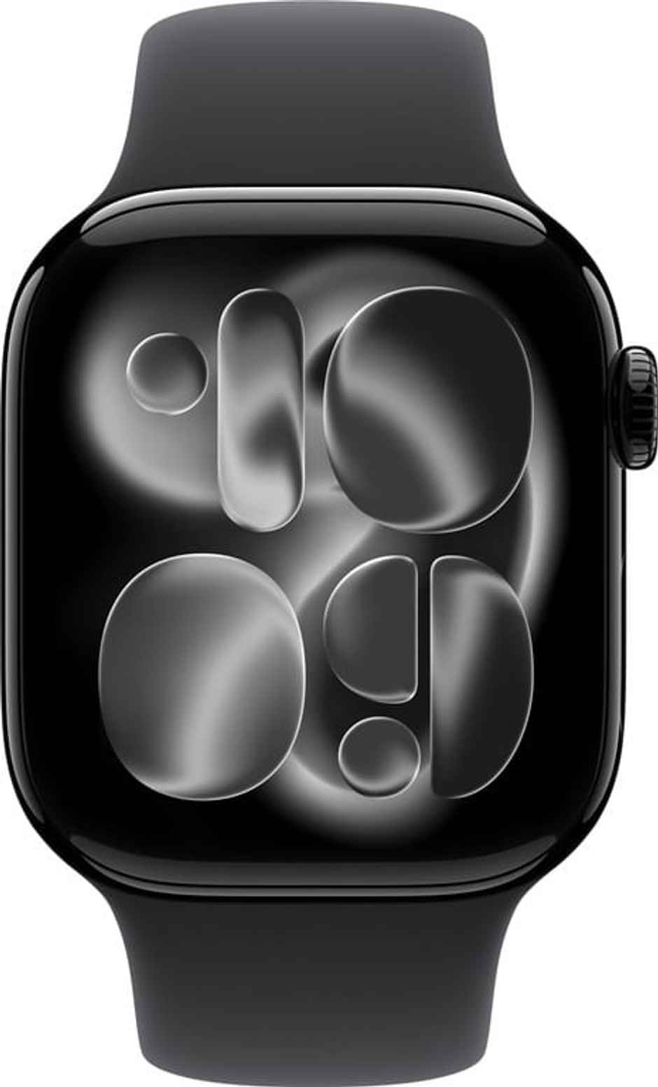 Apple Watch Series 11 GPS 46mm Jet Black Aluminium Case With Black Sport Band - M/L