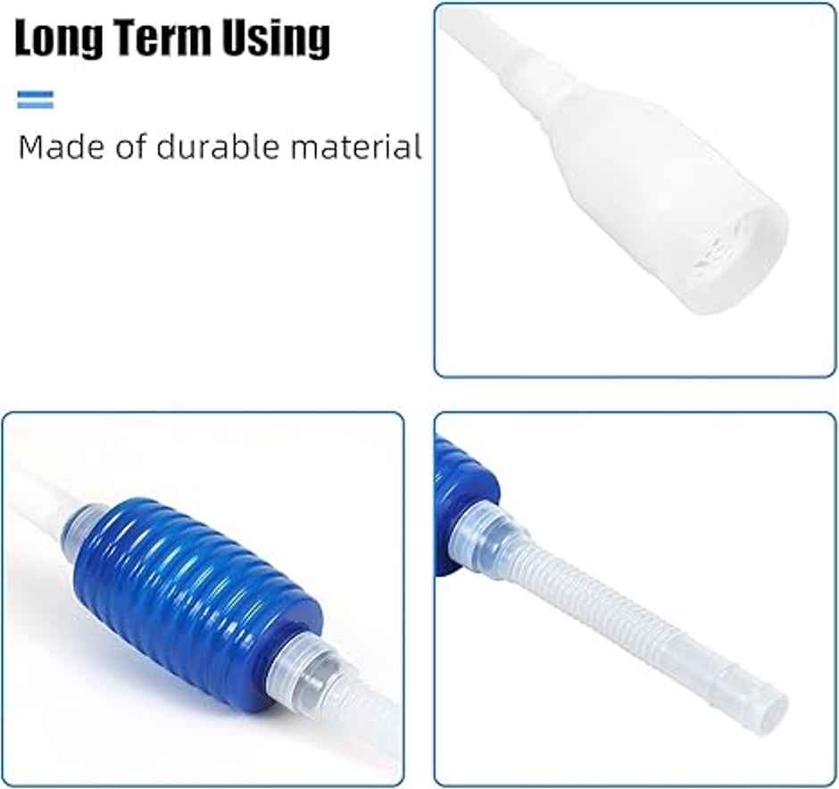 Petcrux Sobo Aquarium Water Changer Siphon Pump Without Valve 2 Metres