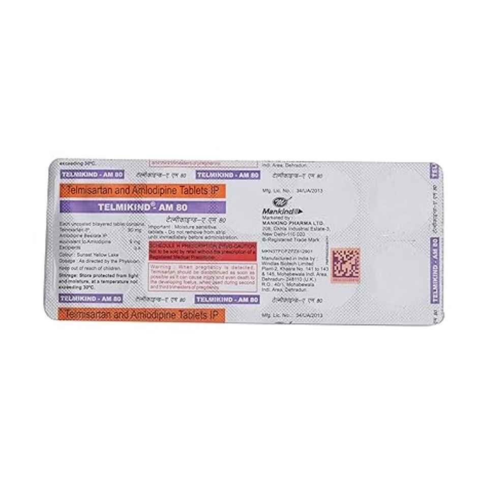 Telmikind-AM 80 Tablet