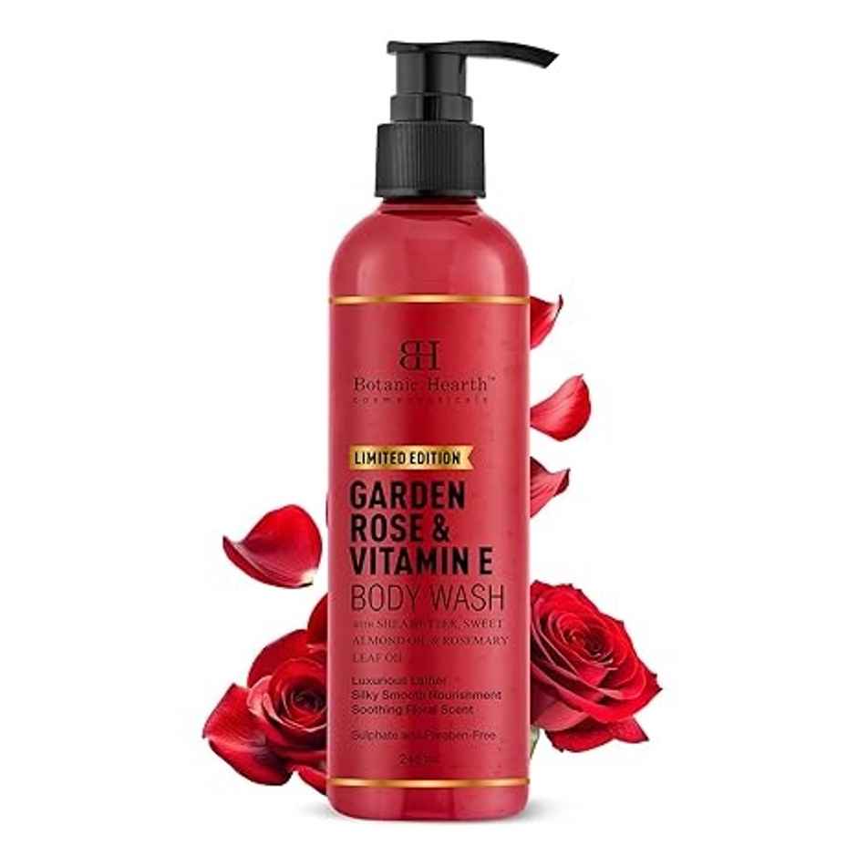 Botanic Hearth Garden Rose & Vitamin E Body Wash