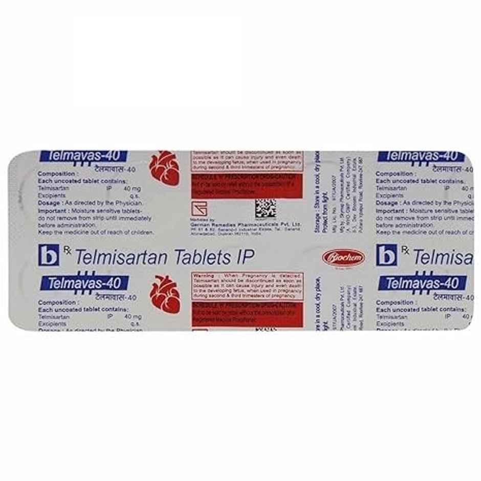 Telmavas-40 Tablet