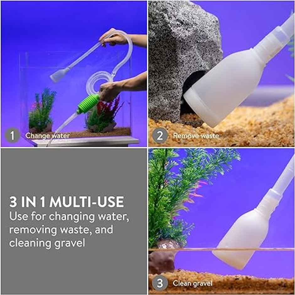 Petcrux Sobo Aquarium Water Changer Siphon Pump Without Valve 2 Metres