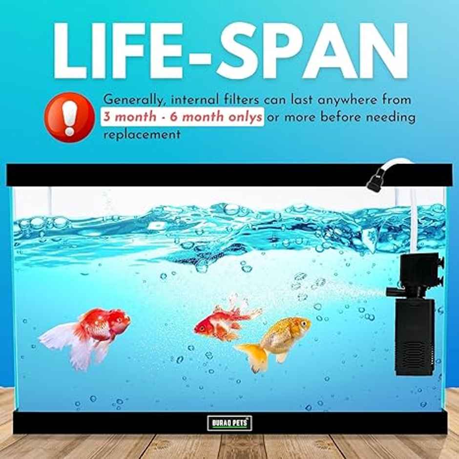 Petcrux Venus Aquarium Filter, 3 In 1 High Power 15 Watt Oxygen Filter For Fish Tank