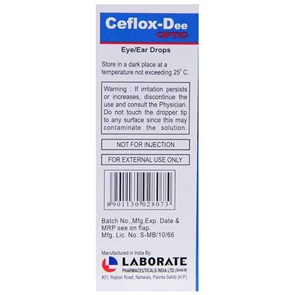 Ceflox-Dee Optic Eye/Ear Drop