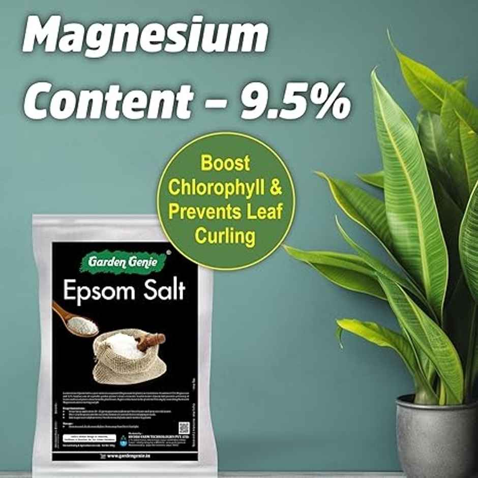 Garden Genie Epsom Salt for Plants | Magnesium Sulphate Gardening Fertilizer