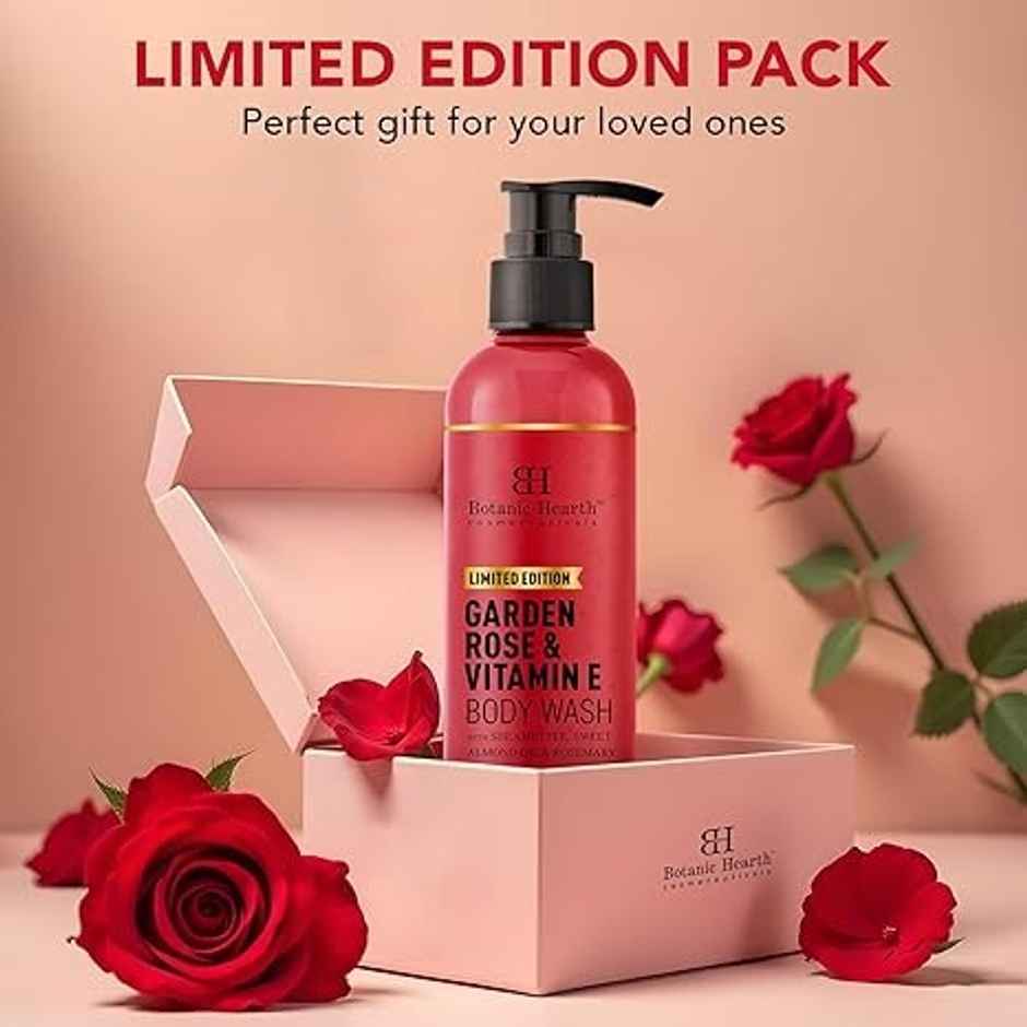 Botanic Hearth Garden Rose & Vitamin E Body Wash