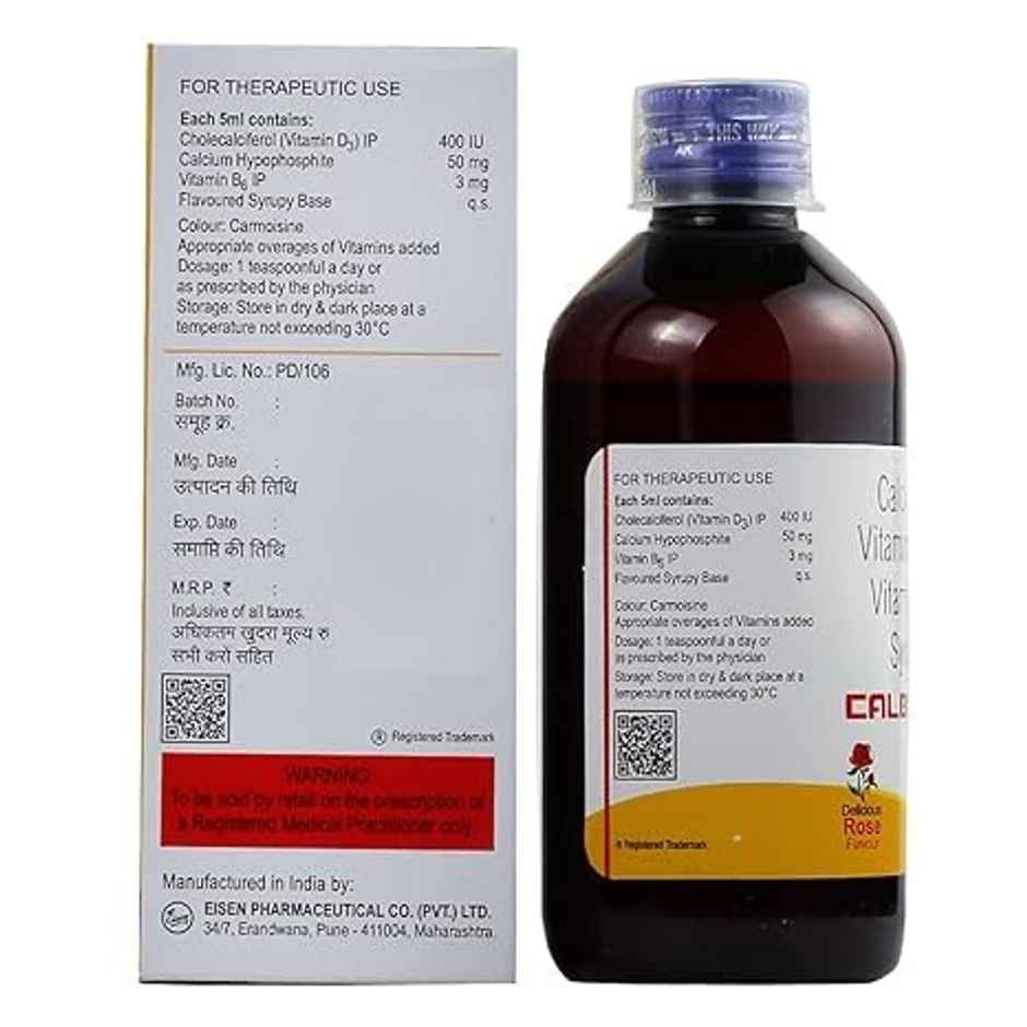 Calbisix Rose Flavour Syrup