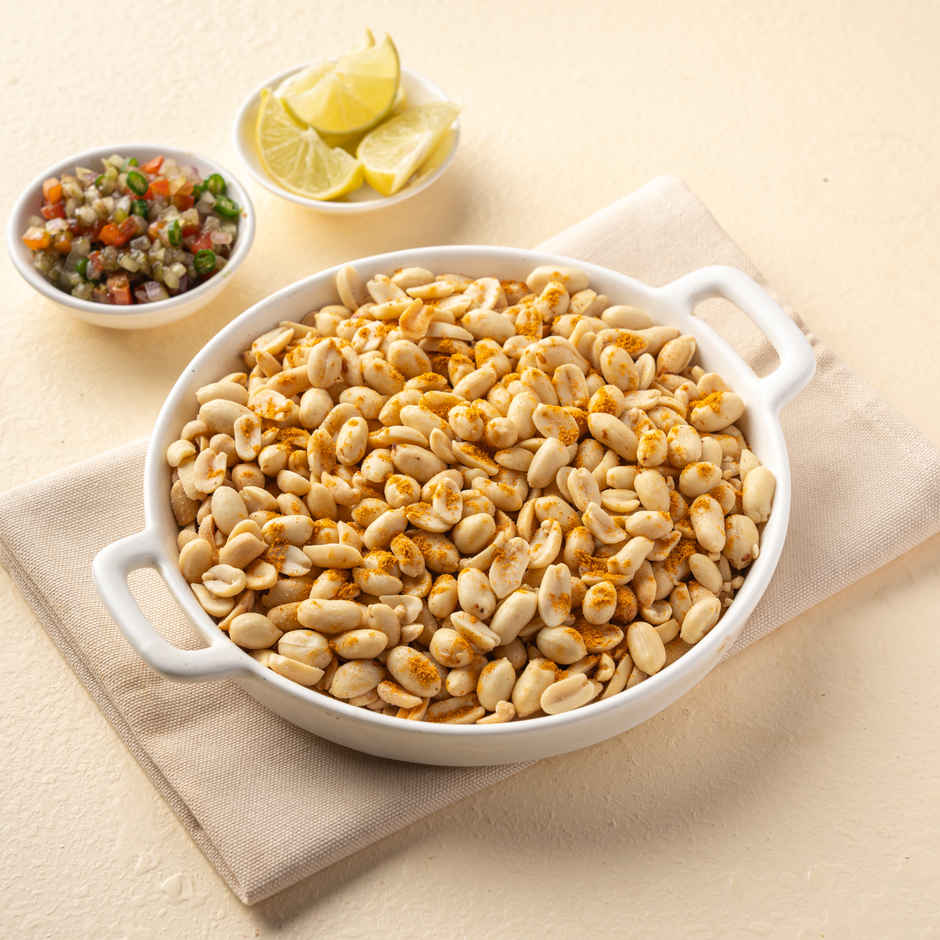 Masala Peanuts + Channa Jor Chaat + Bhelpuri