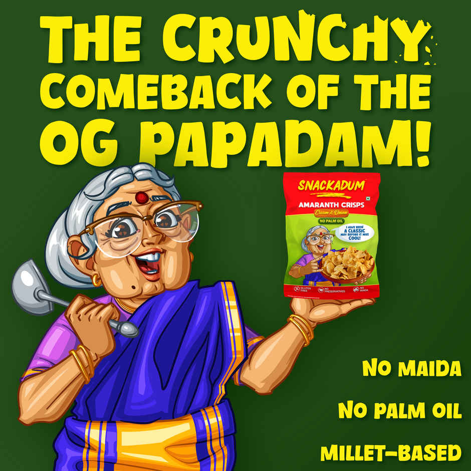 Snackadum Amaranth Crisps | Sour Cream