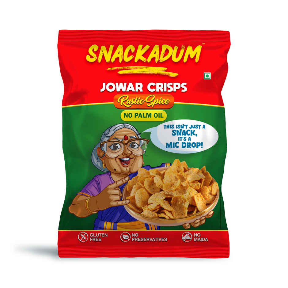 Snackadum Jowar | Rustic Spice - Ready to Eat - Chips