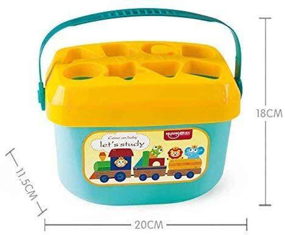 Toyshine Baby'S First Shape Sorting Blocks Learning- Educational Activity Toys Blocks - Multicolor