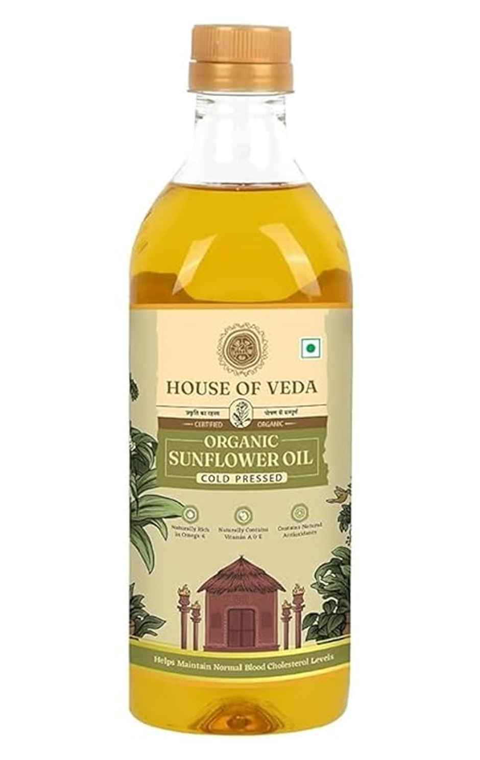 House of Veda Organic Sunflower Cold Pressed Oil
