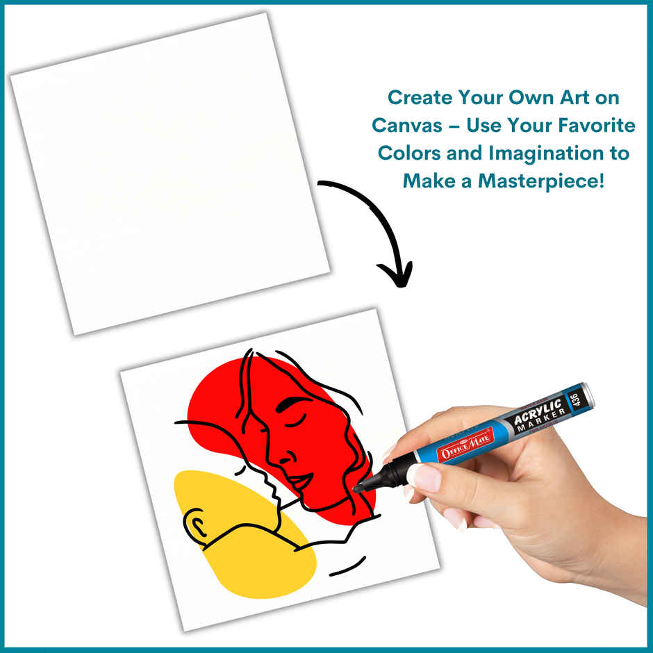 Soni Officemate Canvas Creation Kit, Premium Quality, Ideal for Beginners and Professionals