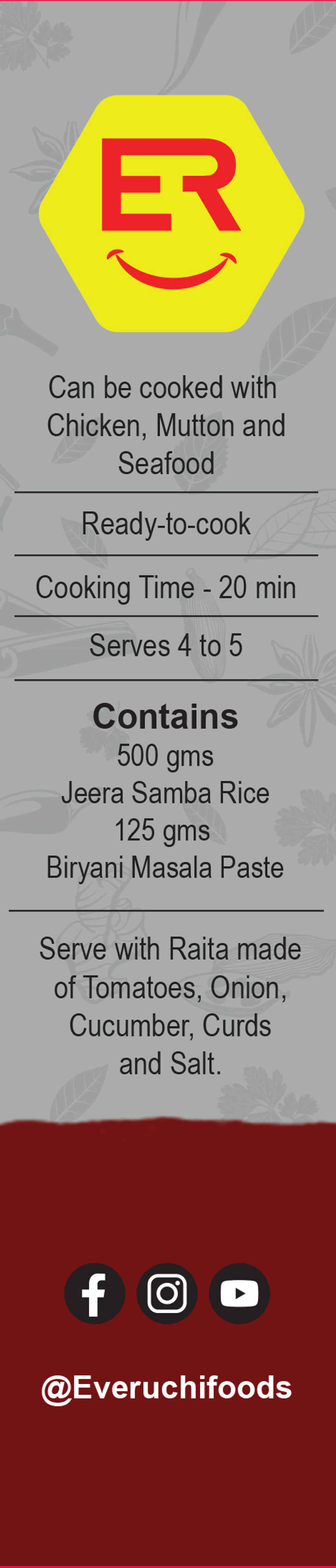 Everuchi Donne Biryani kit