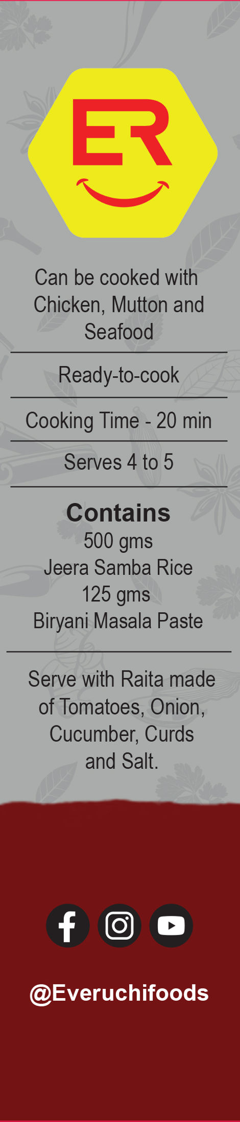 Everuchi Donne Biryani kit