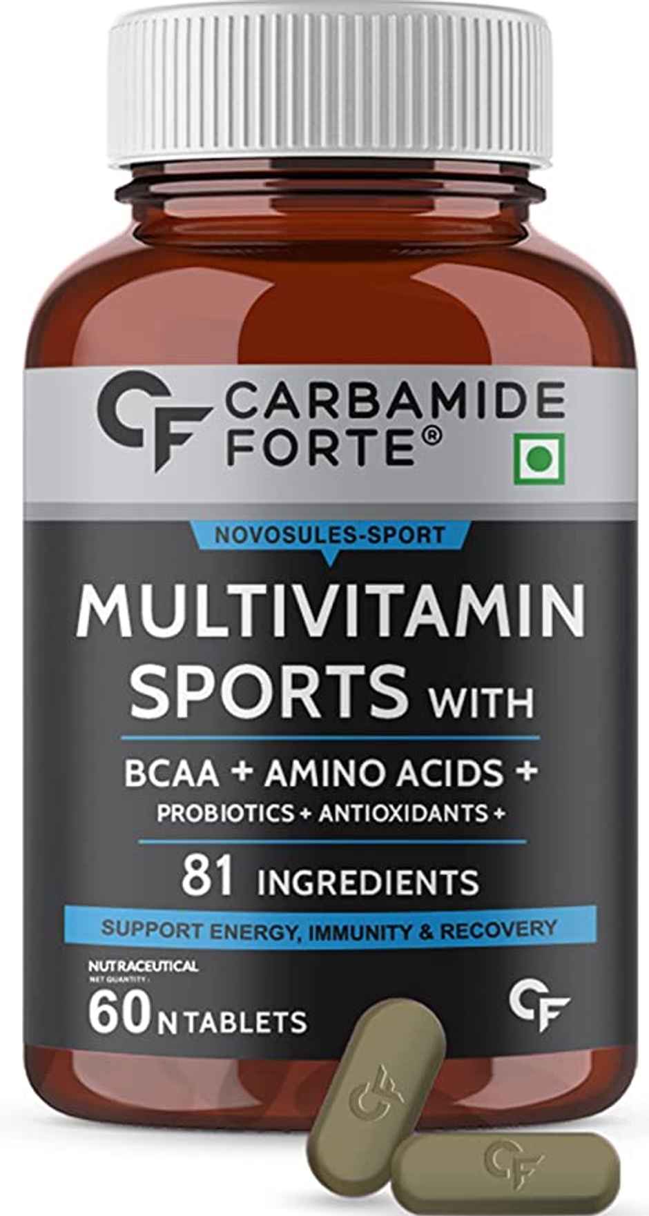 Carbamide Forte Multivitamin Tablets for Men & Women with Probiotics