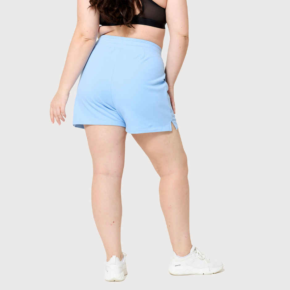 Decathlon | Domyos Womens Cotton Fitness Shorts | Blue - M