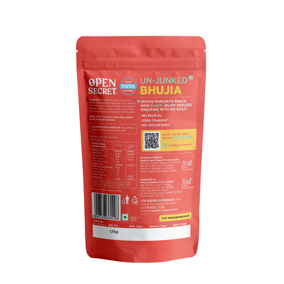 Open Secret Baked Bhujia | Not Fried, Healthy Snacking