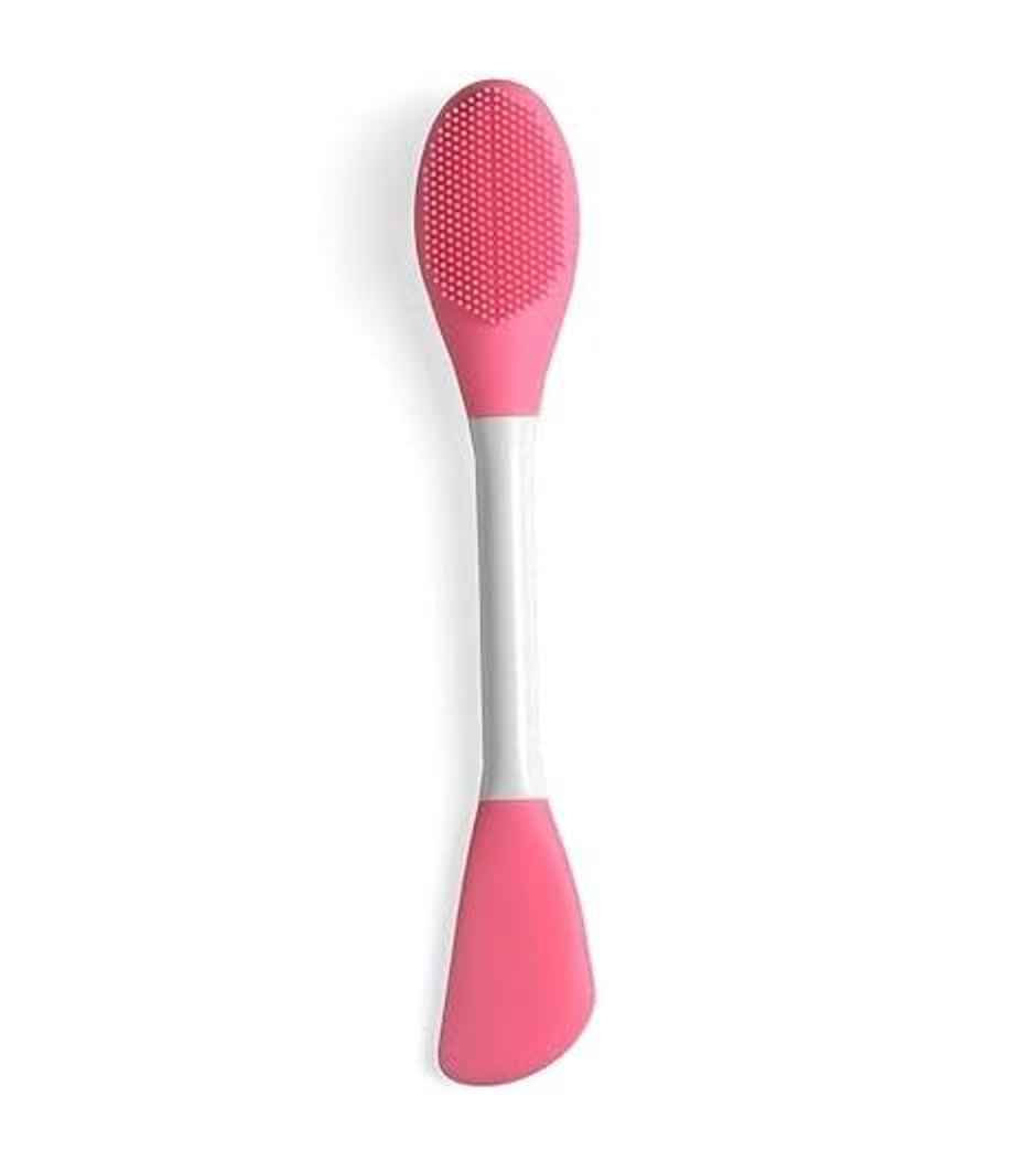 Beautiliss 2 in 1 Multipurpose Double sided Silicone Brush for Face Deep Cleansing | Assorted