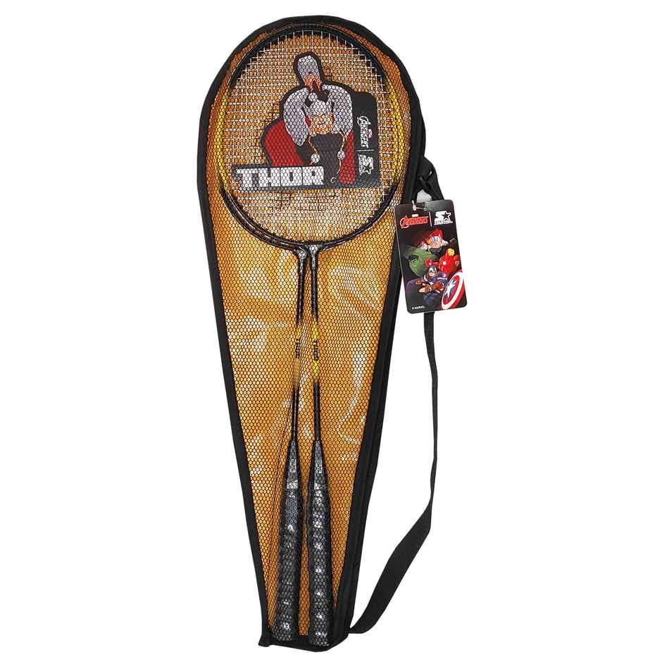 Hamleys Starter Thor Badminton Racket Set of 2 Multicolour, 6Y+