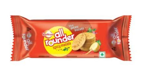 Sunfeast All Rounder Crunchy Potato Biscuit with Chatpata Masala Flavour