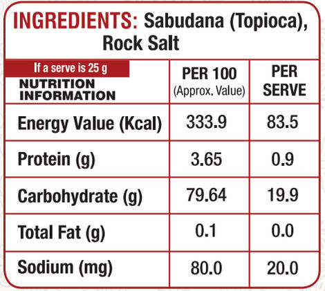 Wellfry Sabudana Chips Papad | Upwas Papad | Fast Papad | Sendha Namak