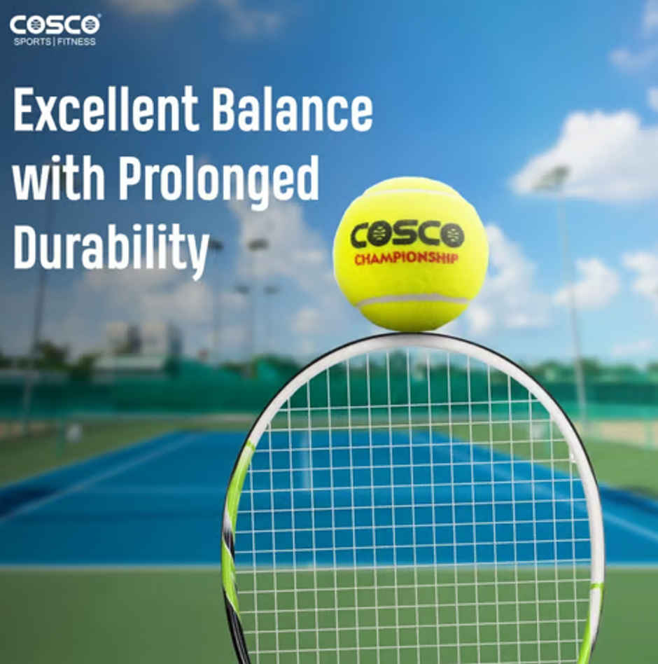 Cosco Championship Tennis Ball (pack of 3)